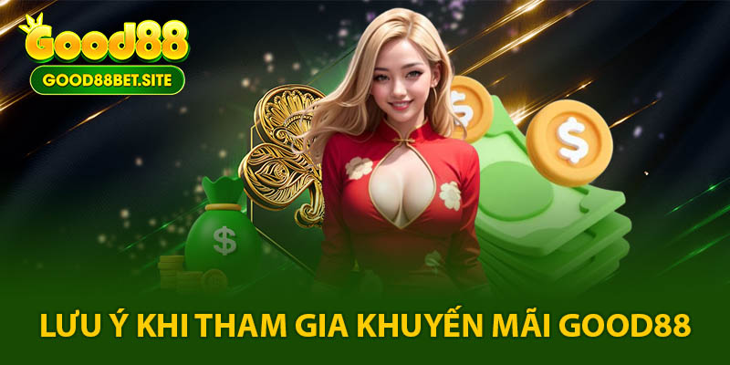 Lưu ý khi tham gia khuyến mãi GOOD88